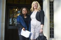 Varsha Gohil, left, and Alison Sharland-2