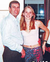 Virginia Roberts  with Prince Andrew