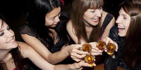 women drinking alcohol