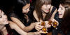 women drinking alcohol