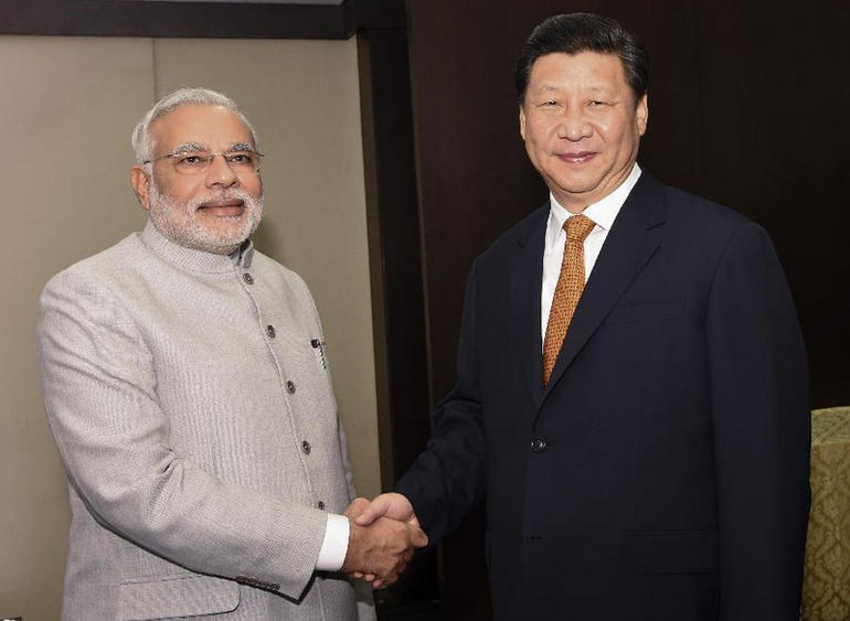 xi jimping with modi