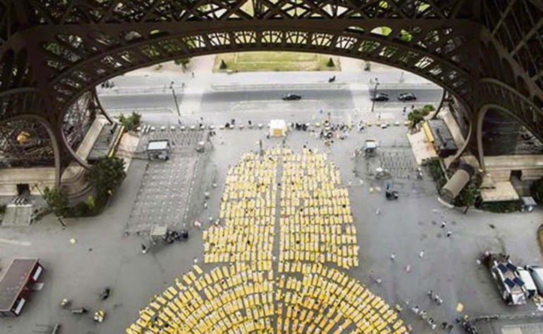 Yoga Day at Eiffel Tower